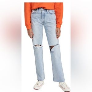 RE/DONE
90s High Rise Rigid Loose Jeans-Size 28 NWT